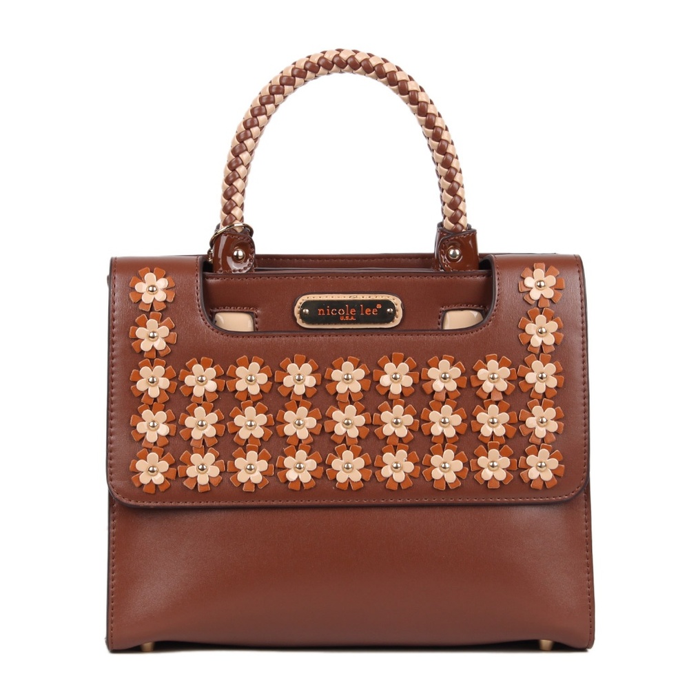NICOLE LEE FLOWER BLOOMING MESSENGER BAG